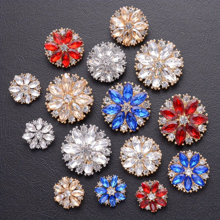 5 PC / Shumila Rhinestone Buttons