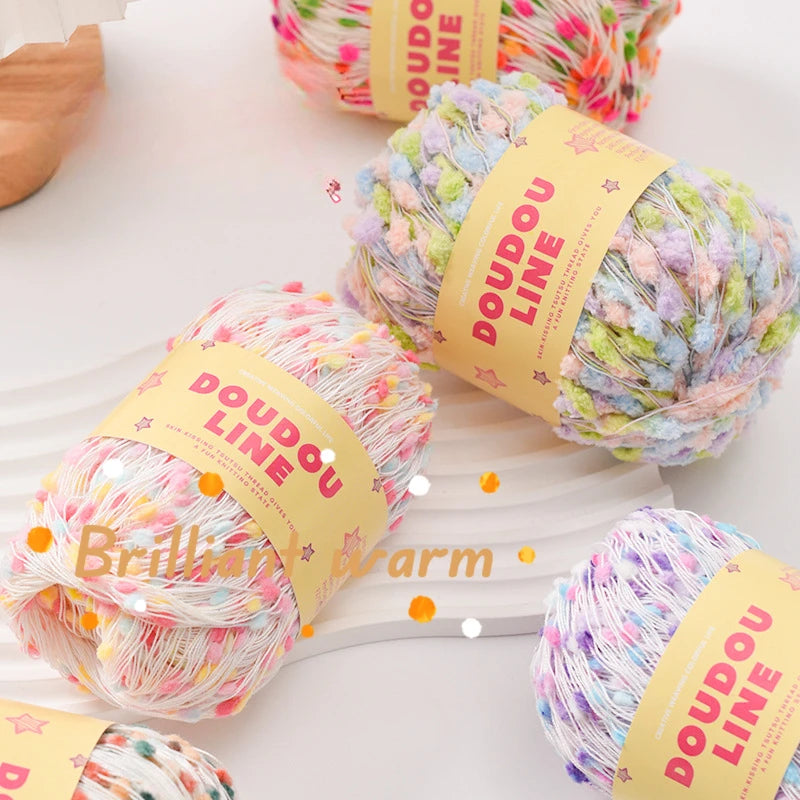 50g Handmade Woven Mixed Knitting Yarn