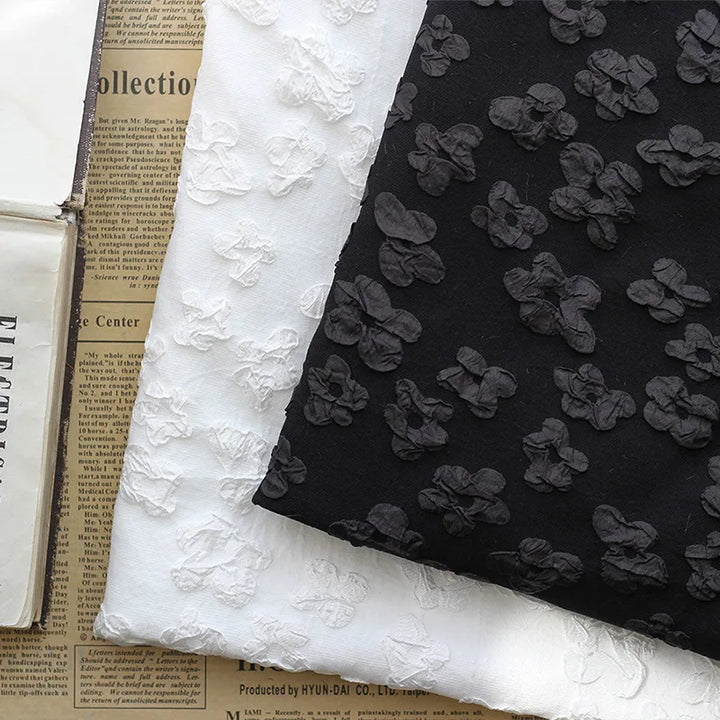 Madelene 3D Flower Jacquard Fabric