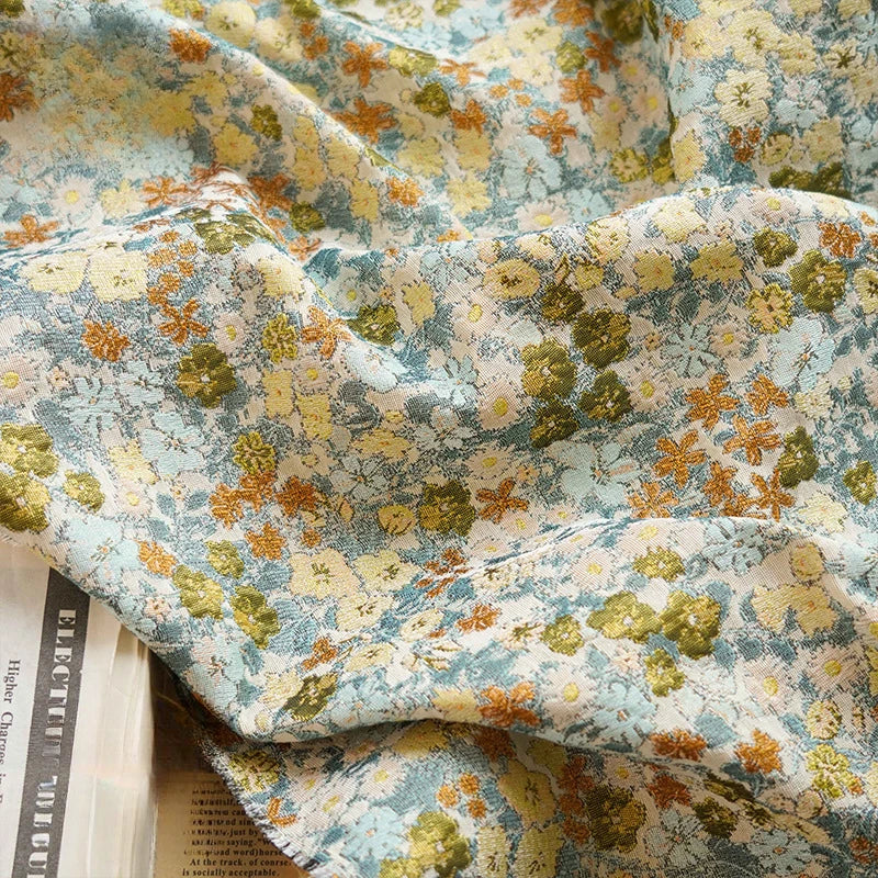 Matka Floral Woven Jacquard Fabric
