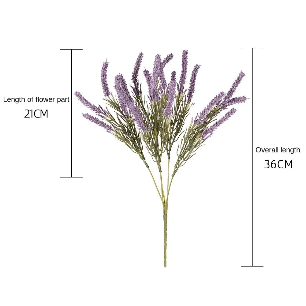 Rêve 13 inch Artificial Flower Malt Grass Plant