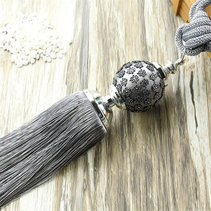 2 PC Eloure Curtain Tassel Fringe Tiebacks