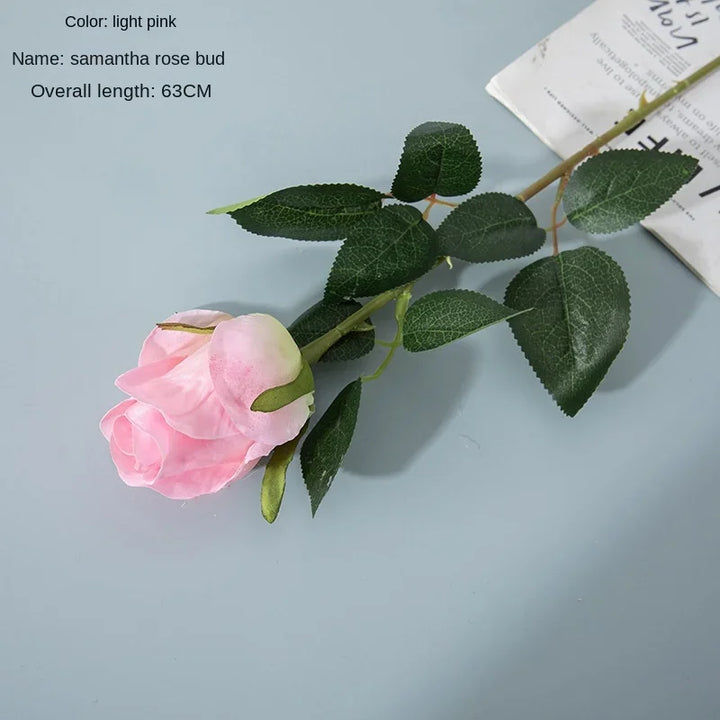 Pétala 23 inch Long Branch Faux Rose Flower