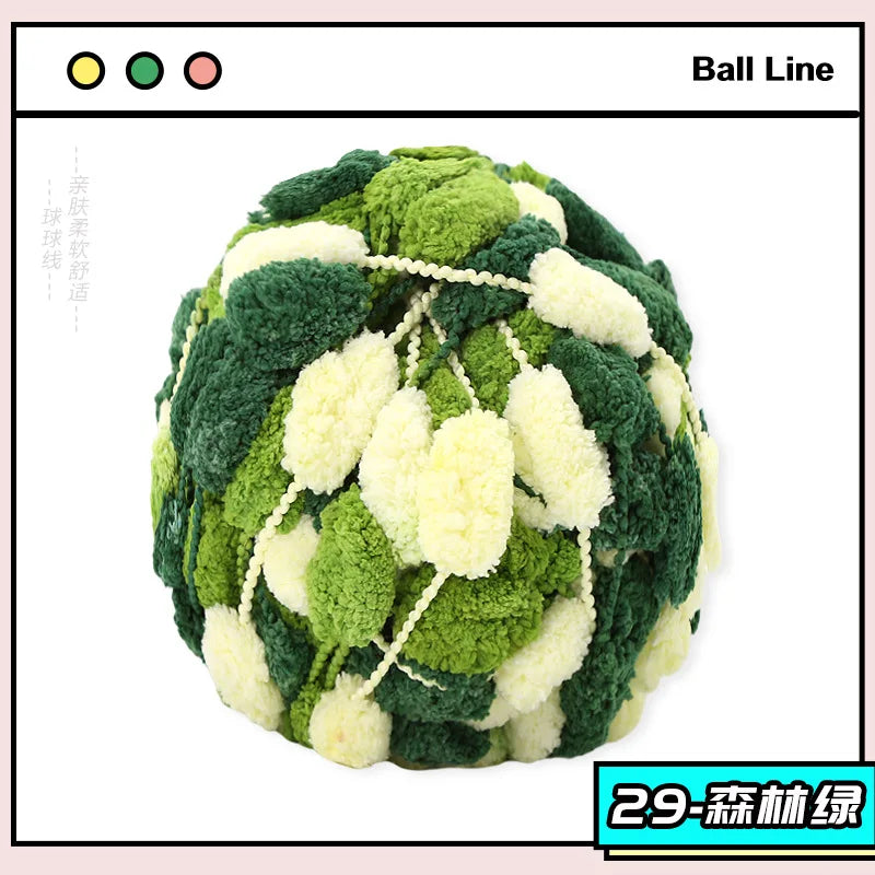 100g Colorful Thick Ball Yarn