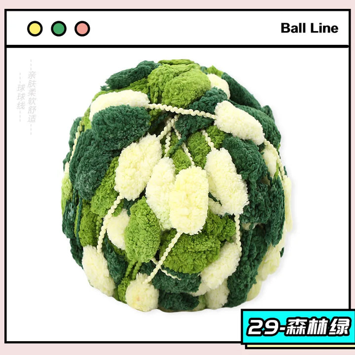 100g Colorful Thick Ball Yarn