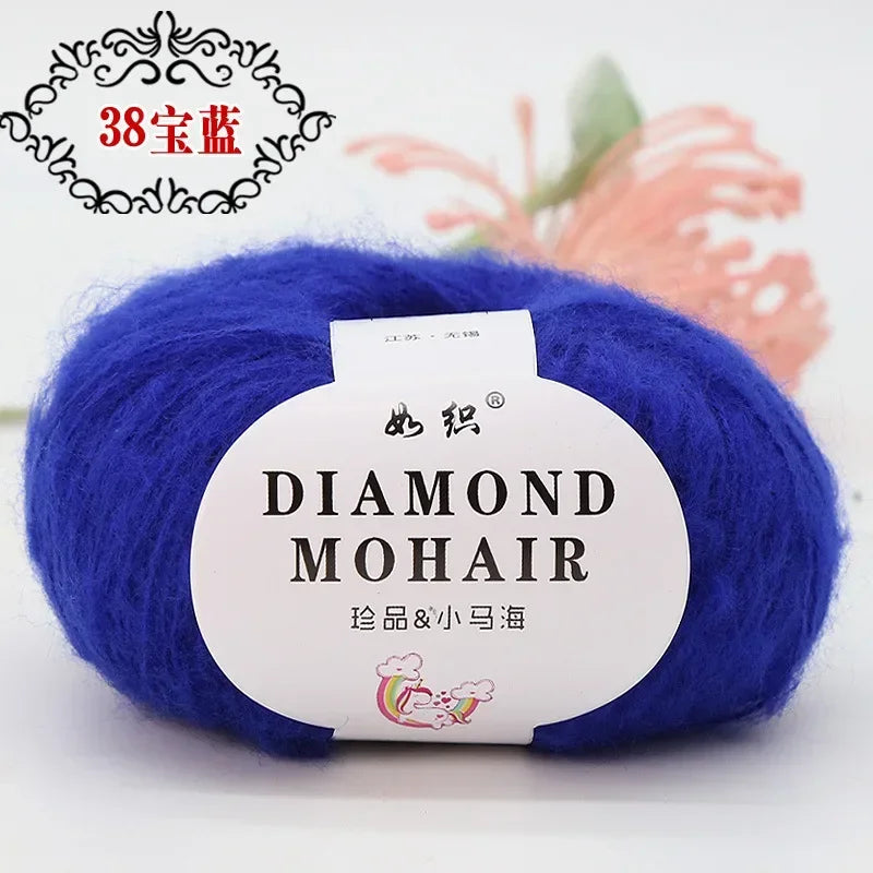 25g Mohair Wool Blended Yarn