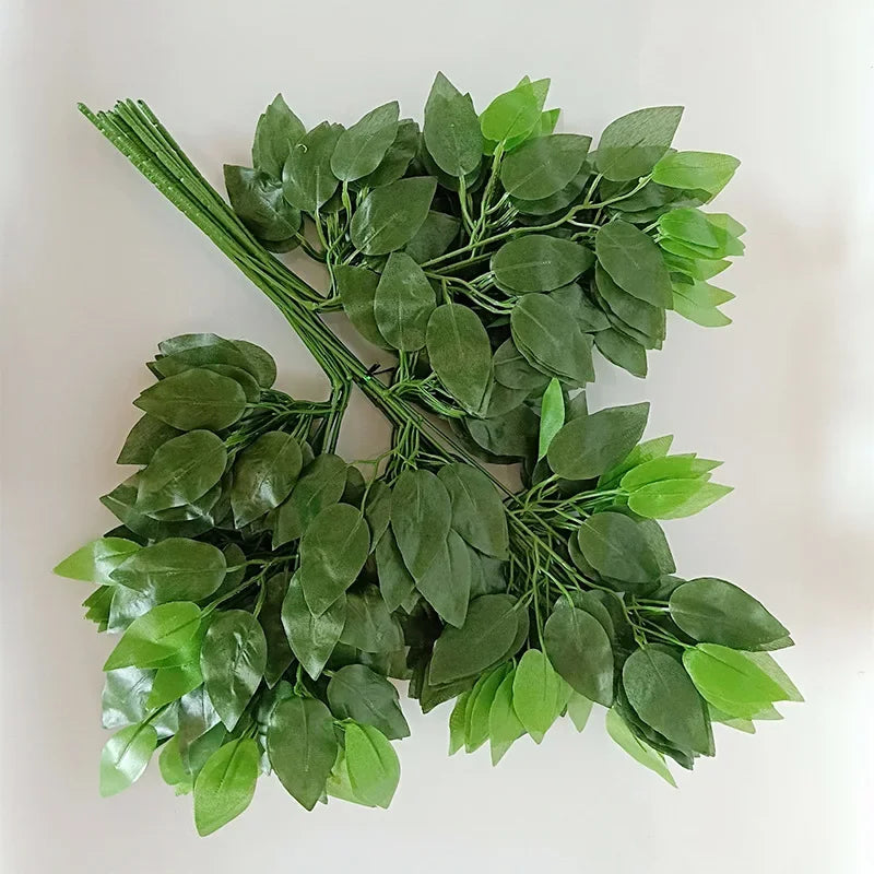 12pc Nuvola Artificial Banyan Leaf Leaves