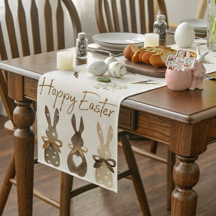 Easter Large Rabbit Table Runner