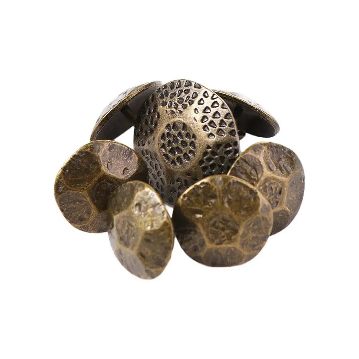 20pcs Furniture Hardware Bronze Turtle Back Decorative Upholstery Nails