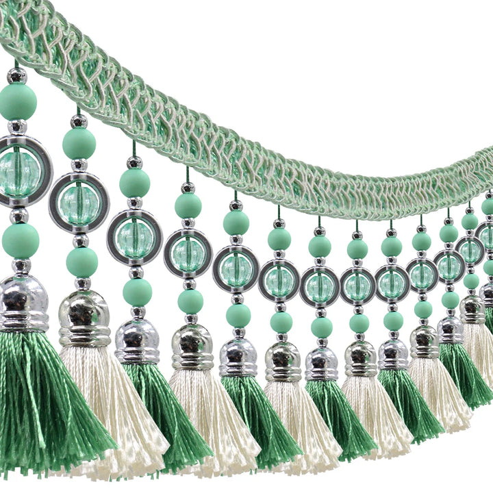 3 YD / Bravelle Tassel Beaded Fringe Trim