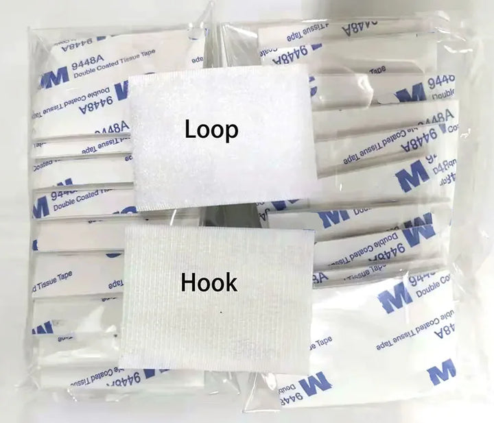 Self-Adhesive Hook and Loop Fastener Tape / 10 PC