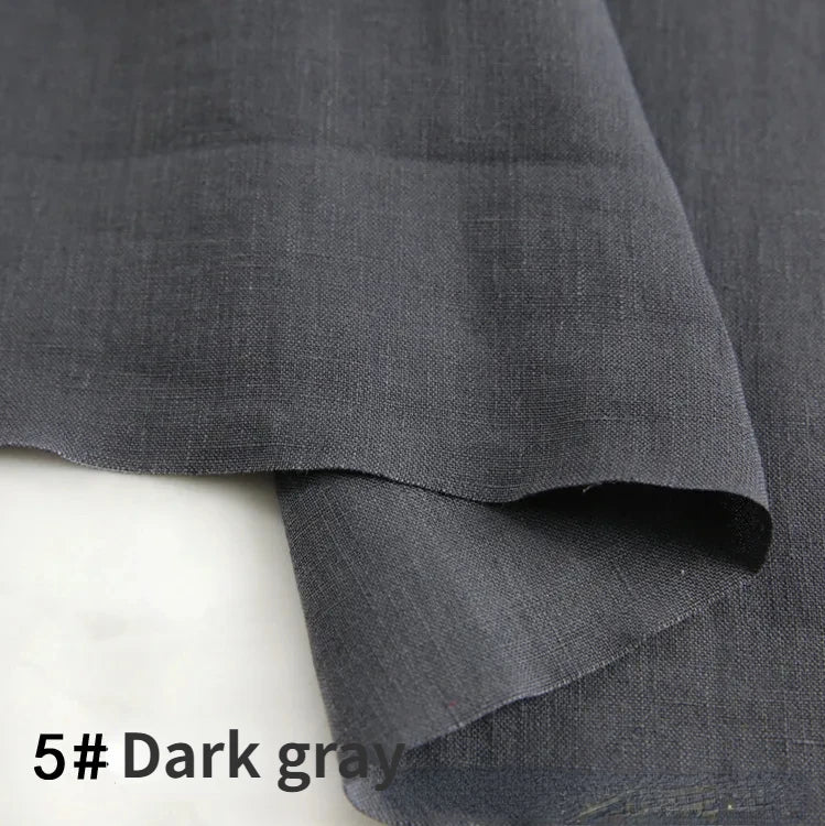 22 Colors / Alim Solid 100% Linen Fabric