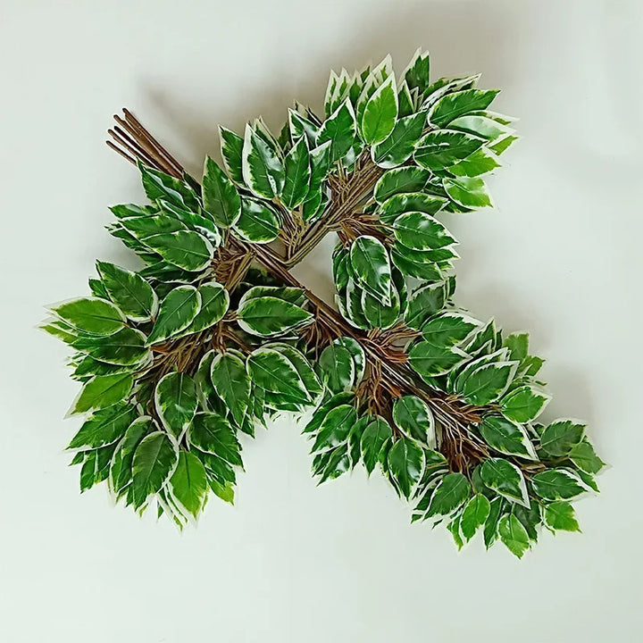 12pc Nuvola Artificial Banyan Leaf Leaves