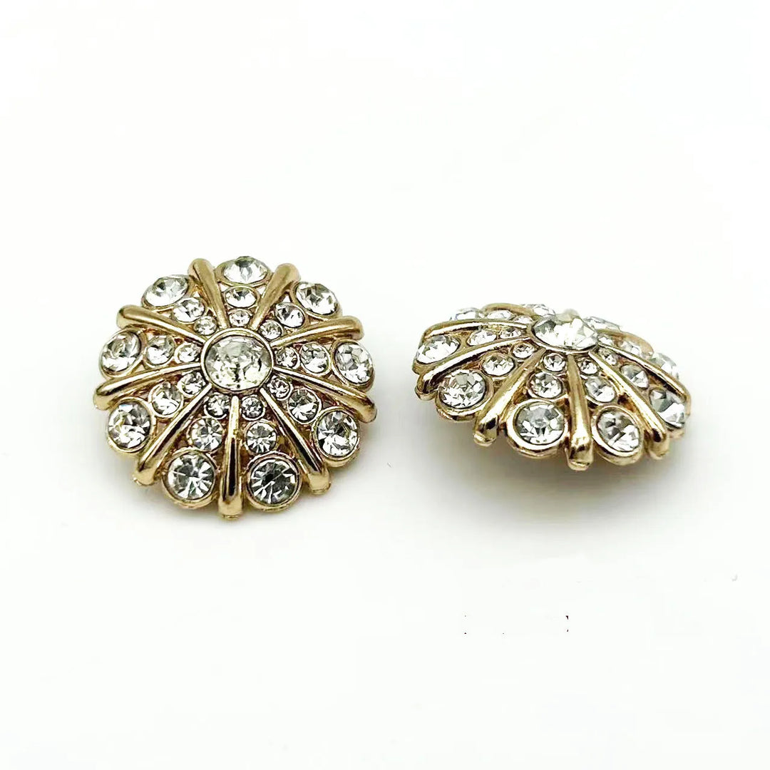 6 PC / Baoih Rhinestones Buttons