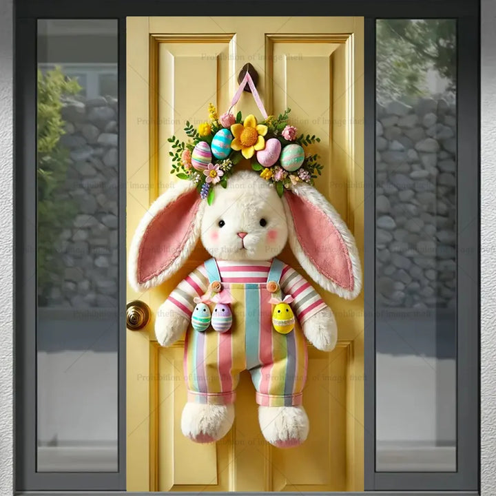 Spring Happy Easter Door Wreath