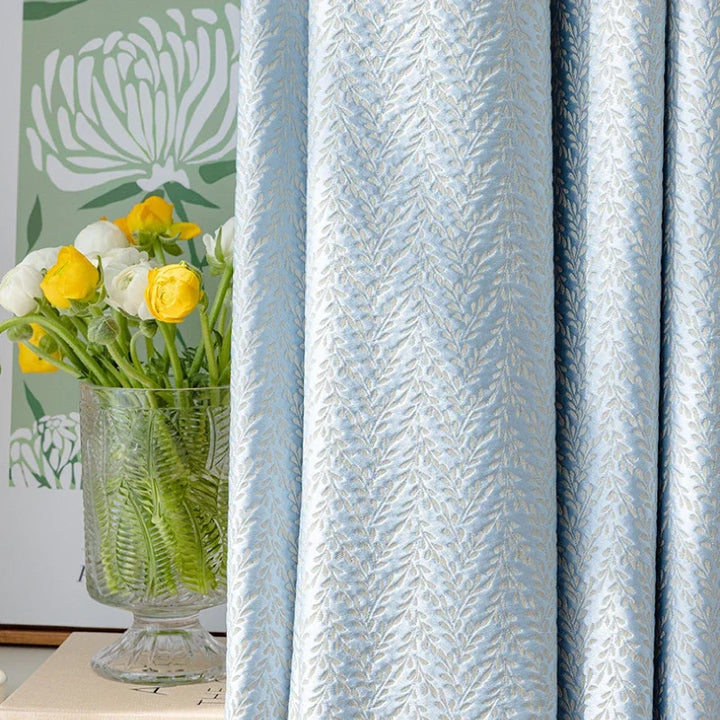 Lamier Floral Jacquard Custom Made Curtain Drapery