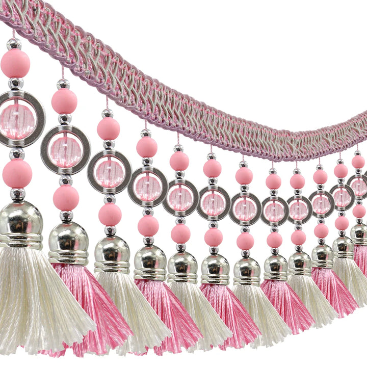 3 YD / Bravelle Tassel Beaded Fringe Trim