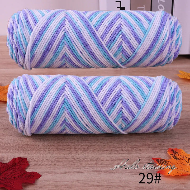 2 PC / Multicolor Acrylic Sweater Yarn