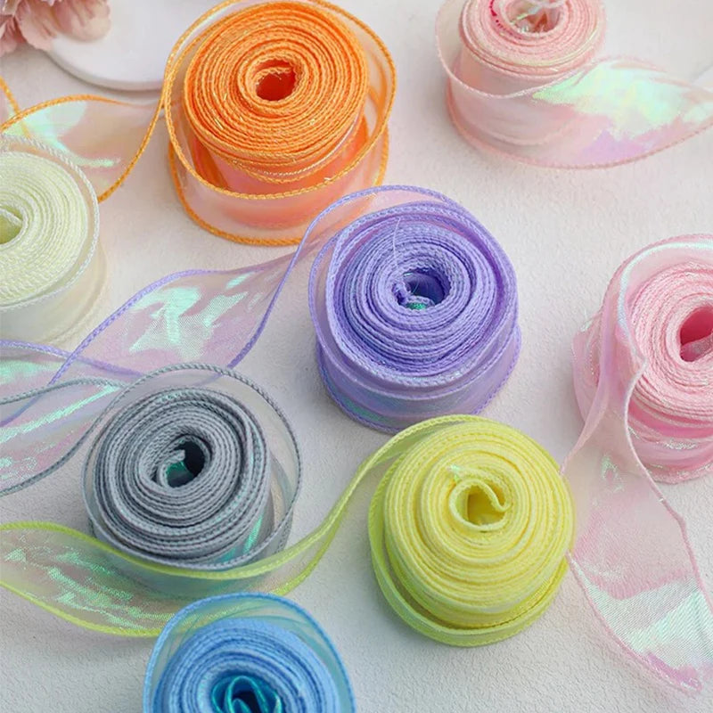 10 Yards / Fishtail Organza Wavy Edge Ribbon