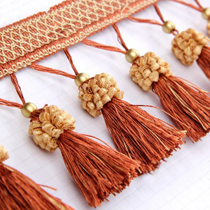 Ankors Beaded Tassel Fringe Trim