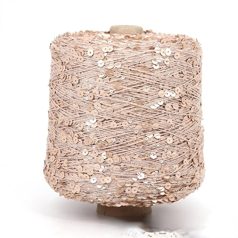 50g Metallic Sequin Yarn Sparkle Glitter