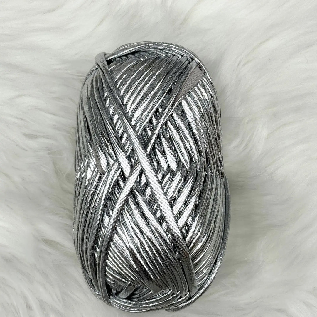 Metal Style Silver Cloth Strip Thread