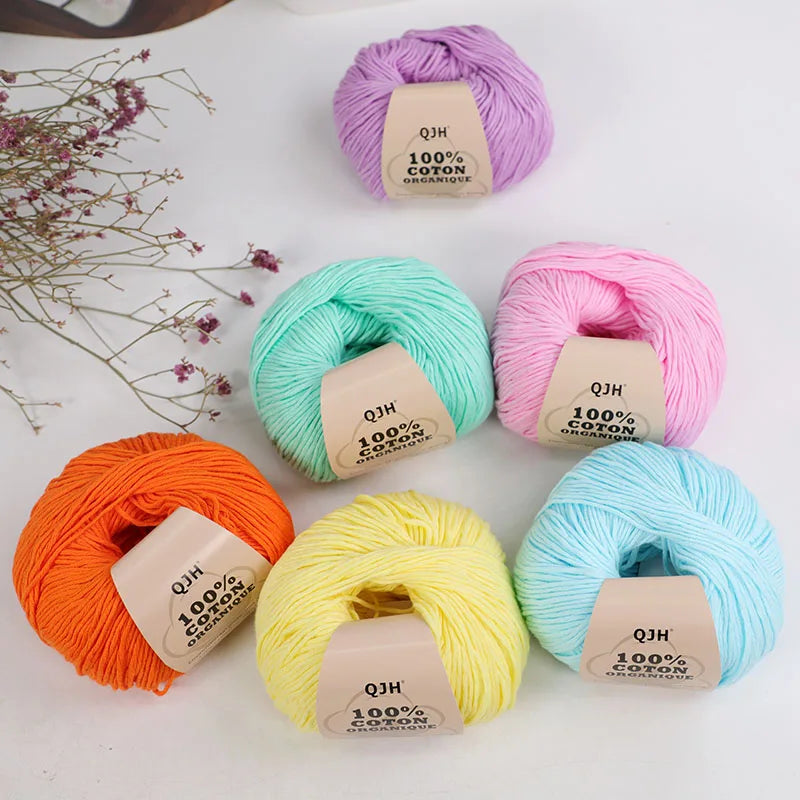 6 PC / 100% Egyptian Cotton Summer Soft Yarn