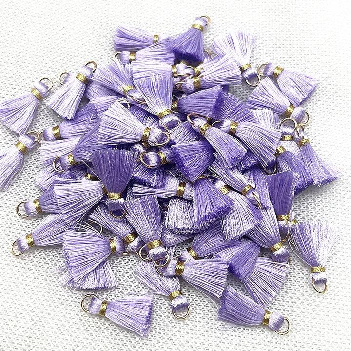 50 PC Mireau 20mm Mini Metal Hanging Ring Tassel