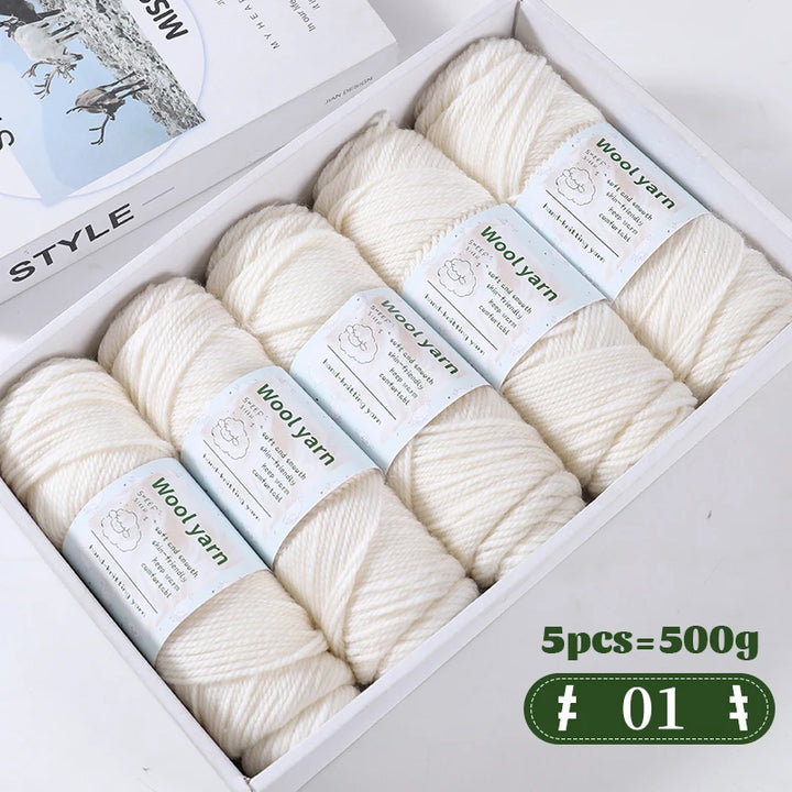 500g Gradient Color Rainbow Yarn