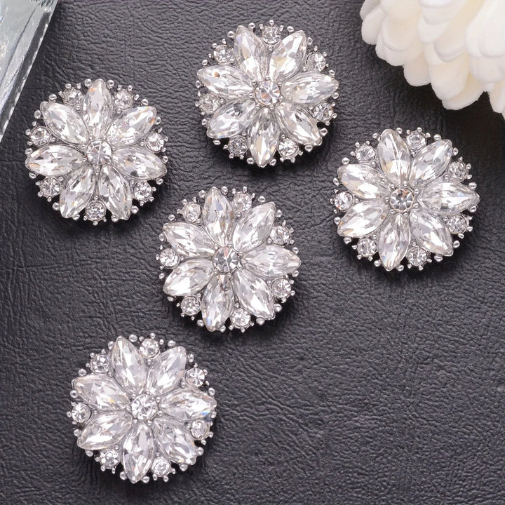 5 PC / Shumila Rhinestone Buttons