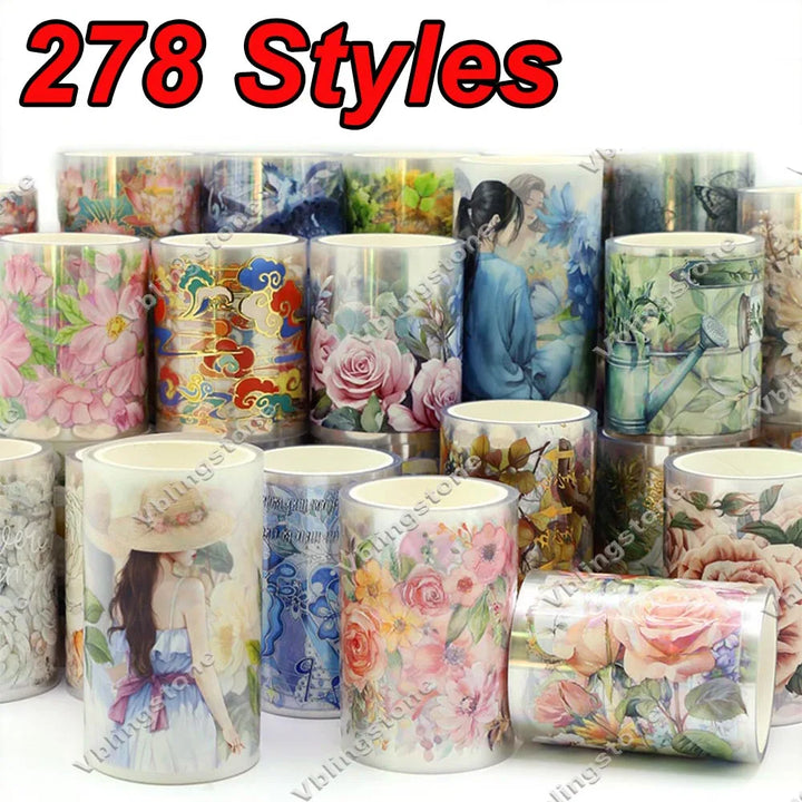 2 Meter / Flower PET Washi Tape