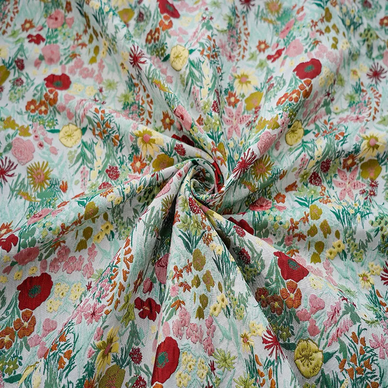 Alto Multicolor Floral Yarn Dyed Jacquard Fabric