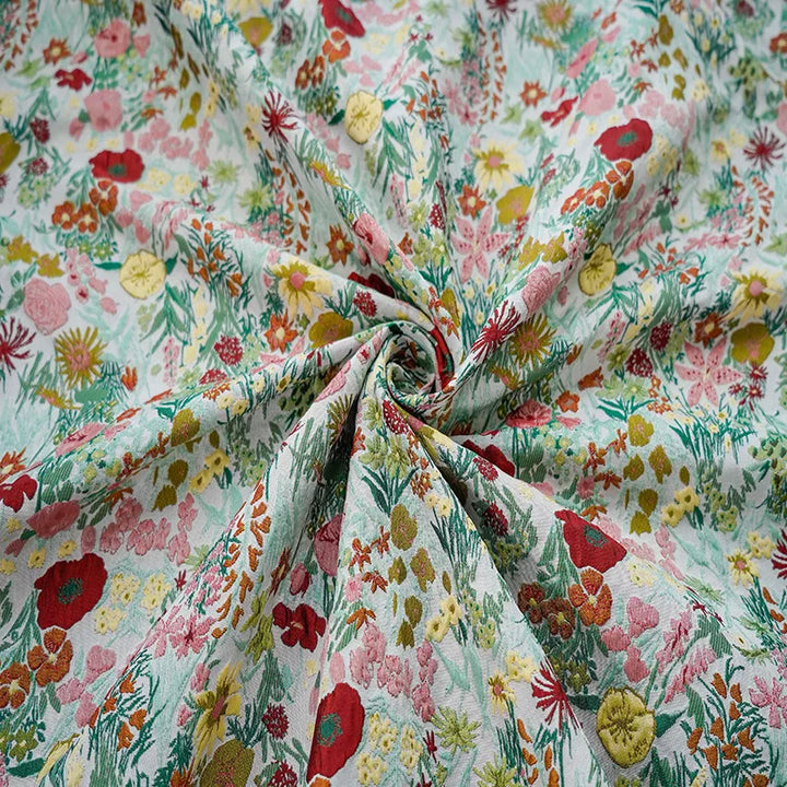 Alto Multicolor Floral Yarn Dyed Jacquard Fabric