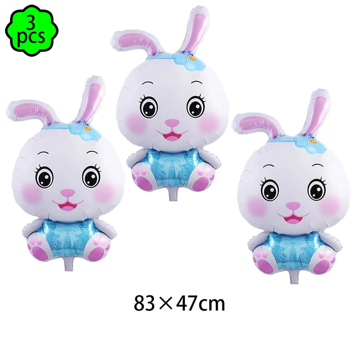 Inflatable Easter Rabbit Balloon Party Decor Supplies