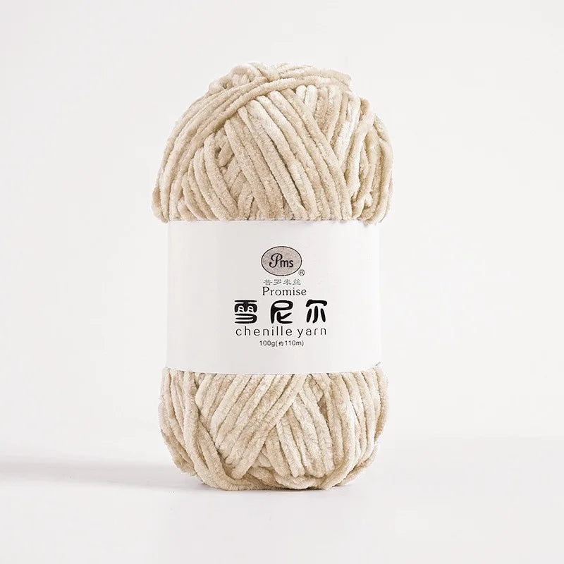 100g 6mm Chenille Yarn