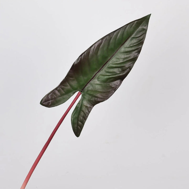 Spire 31 Inch Artificial Alocasia Leaf Faux Green Plant
