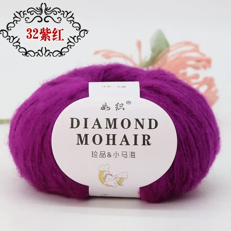 25g Mohair Wool Blended Yarn