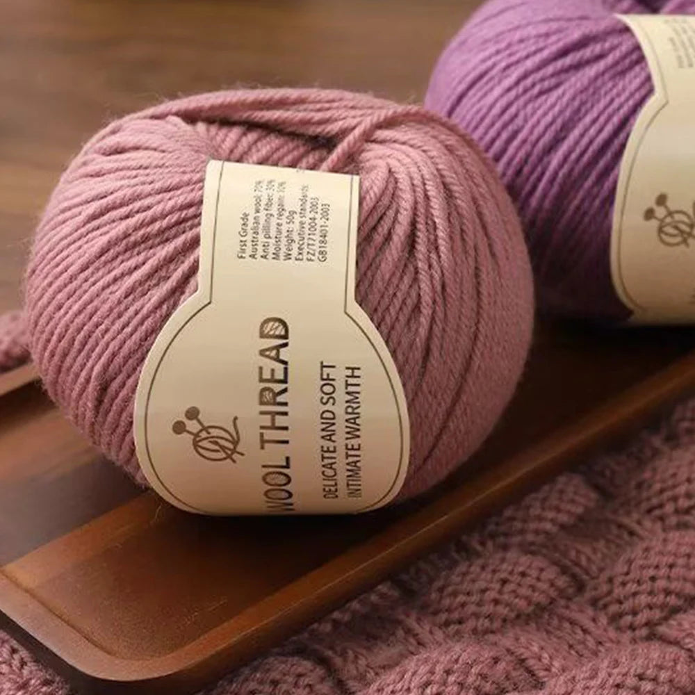 50g Medium Thick Crochet Yarn