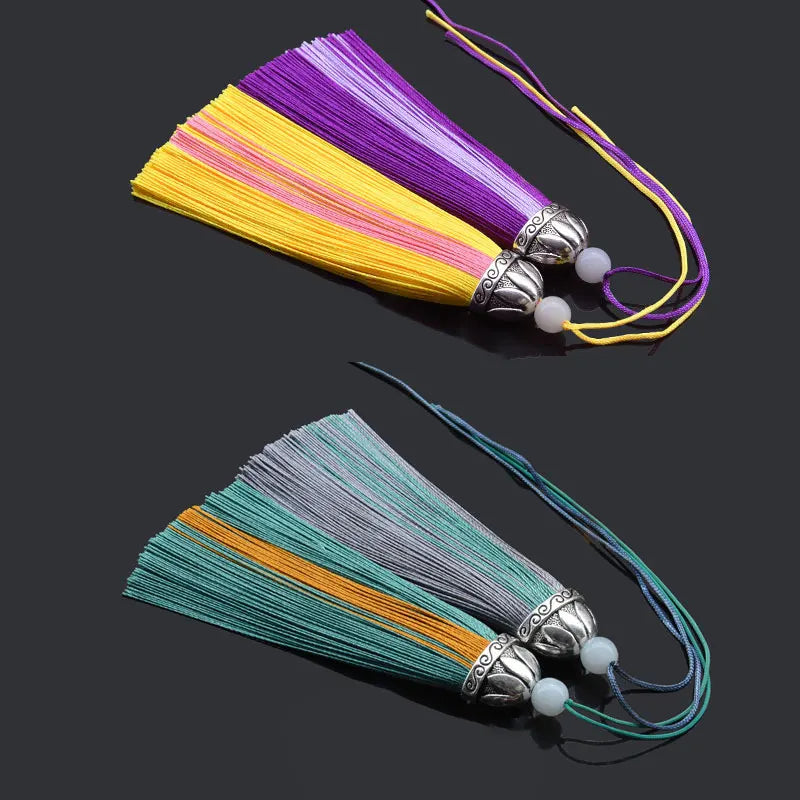 2 pc Belora Double Color Key Tassels