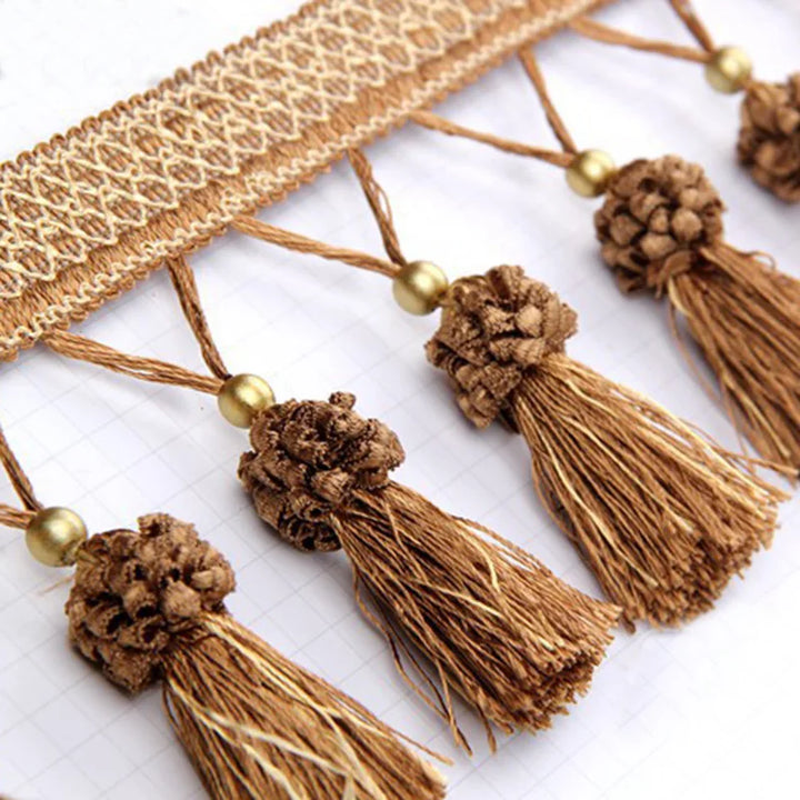 Ankors Beaded Tassel Fringe Trim