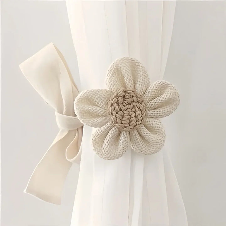 Ravelle Floral Elastic Band Curtain Tieback