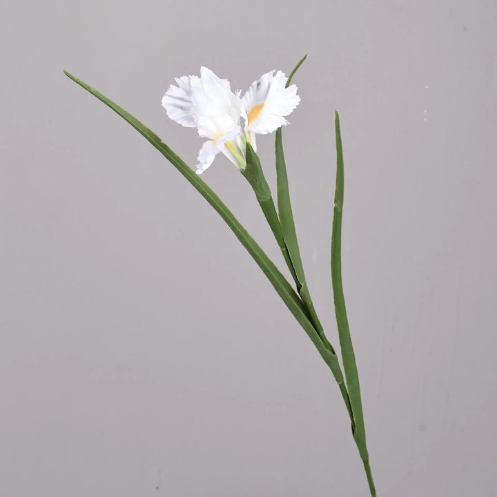 Clara 27 inch Faux Iris Flower