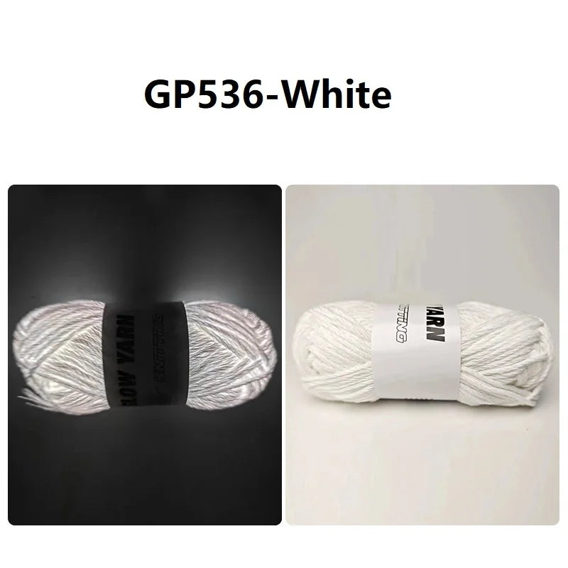55 Meters Luminous Yarn Novel Functional Yarn Glow In The Dark Yarn