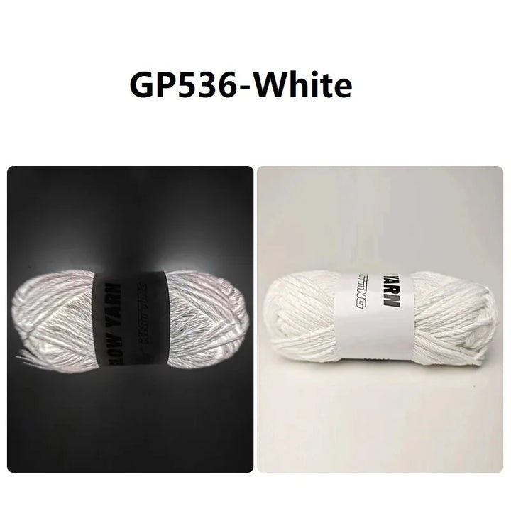 55 Meters Luminous Yarn Novel Functional Yarn Glow In The Dark Yarn