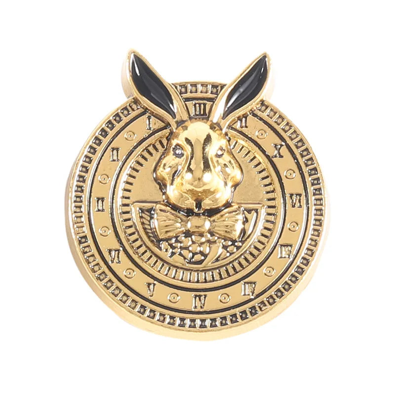 6 PC / Umela Metal Buttons