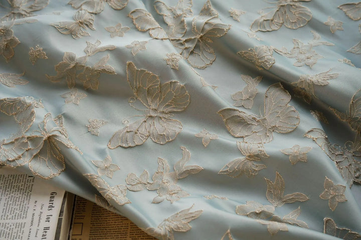 Altomi Butterflies Woven Jacquard Fabric