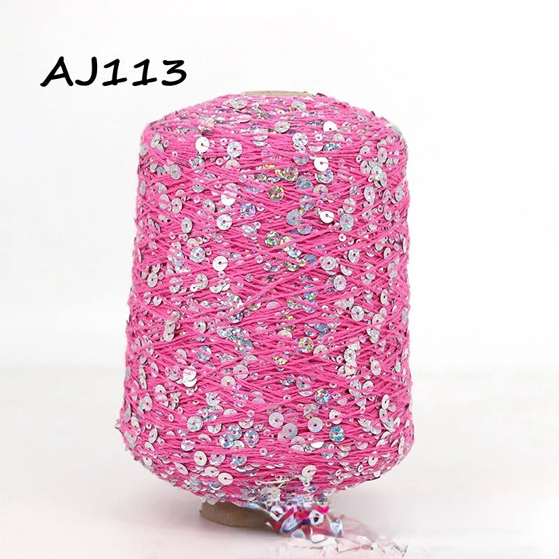 50g Metallic Sequin Yarn Sparkle Glitter