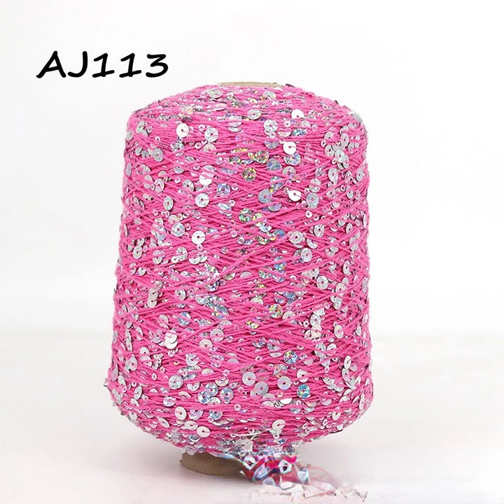 50g Metallic Sequin Yarn Sparkle Glitter