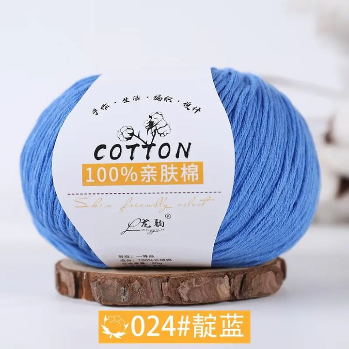 50g 100% Cotton Soft Colors Yarn Cotton