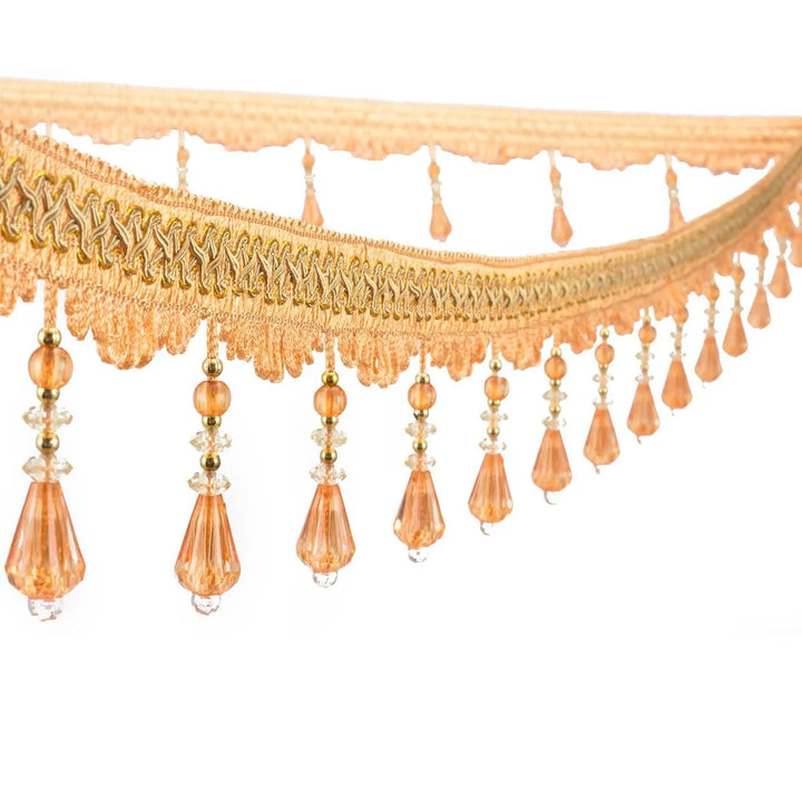 4 Colors / ROGER Beaded Ball Tassel Fringe Trim